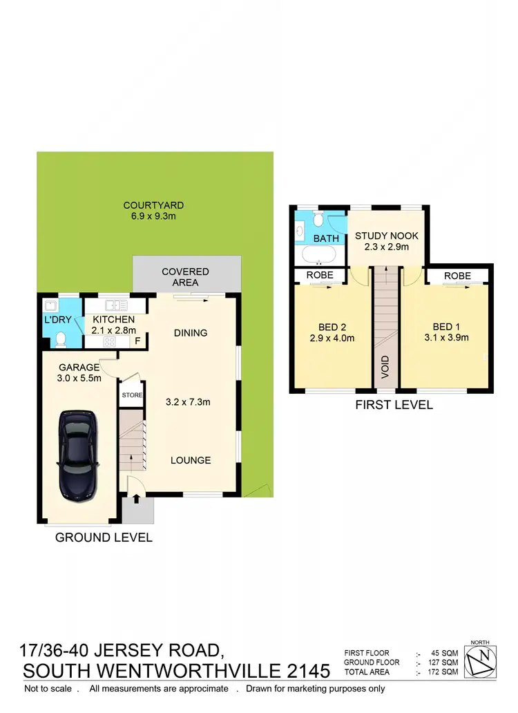 Floorplan of Homely townhouse listing, Unit 17/36-40 Jersey Rd, South Wentworthville NSW 2145