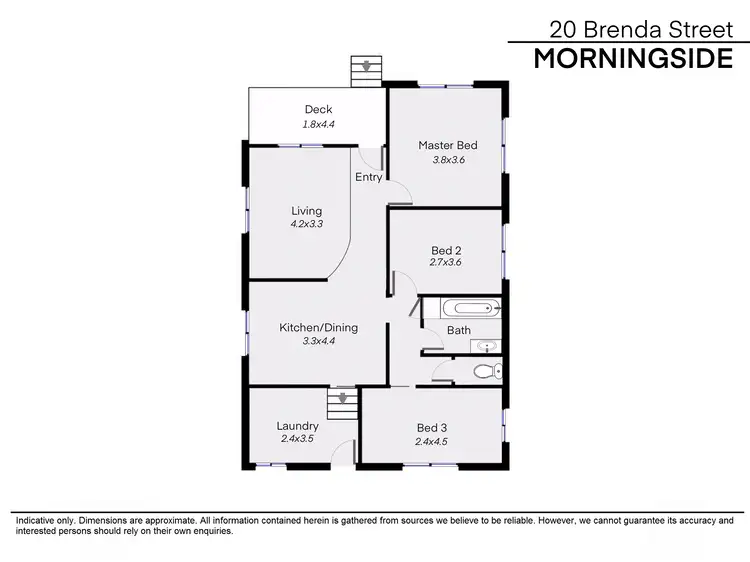 Floorplan of Homely house listing, 20 Brenda St, Morningside QLD 4170