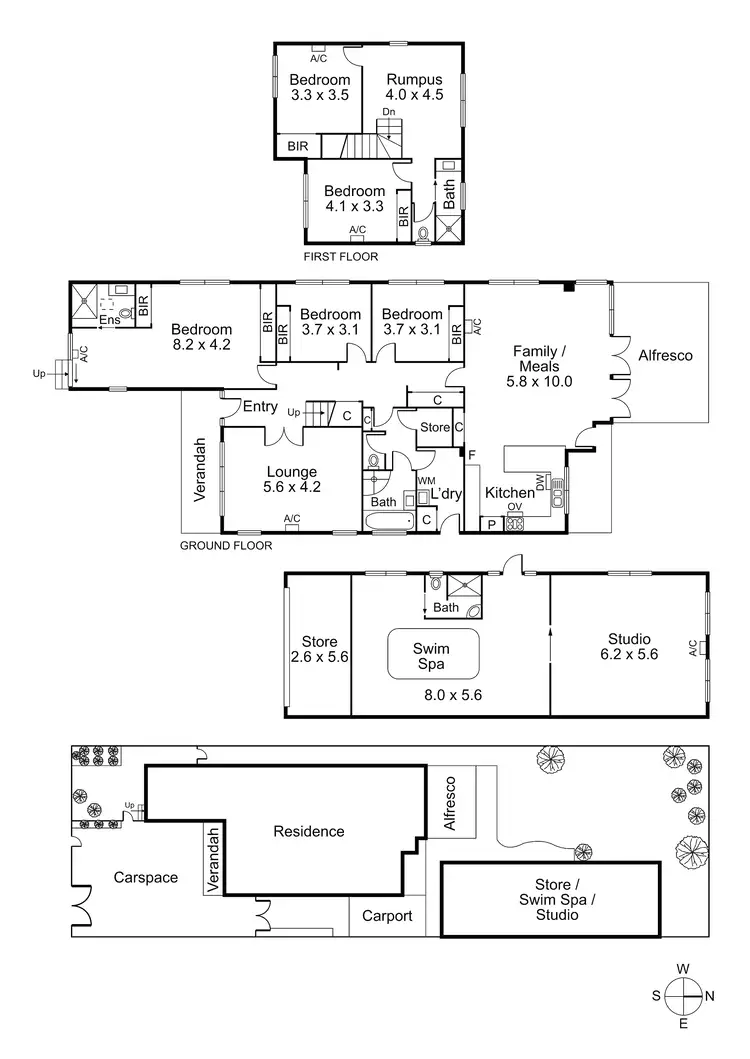Floorplan of Homely house listing, 27 Teddington Rd, Hampton VIC 3188