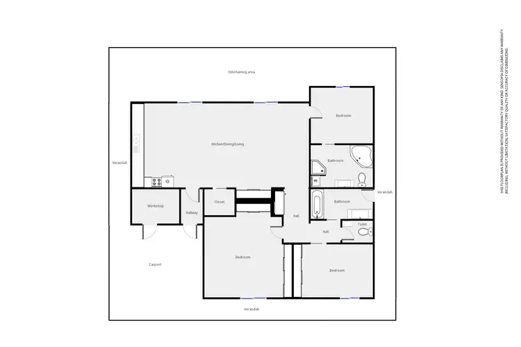 Floorplan of Homely house listing, 9 Young Rd, Halls Gap VIC 3381