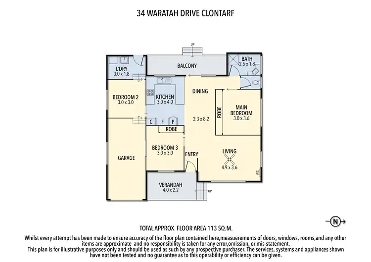 Floorplan of Homely house listing, 34 Waratah Drive, Clontarf QLD 4019