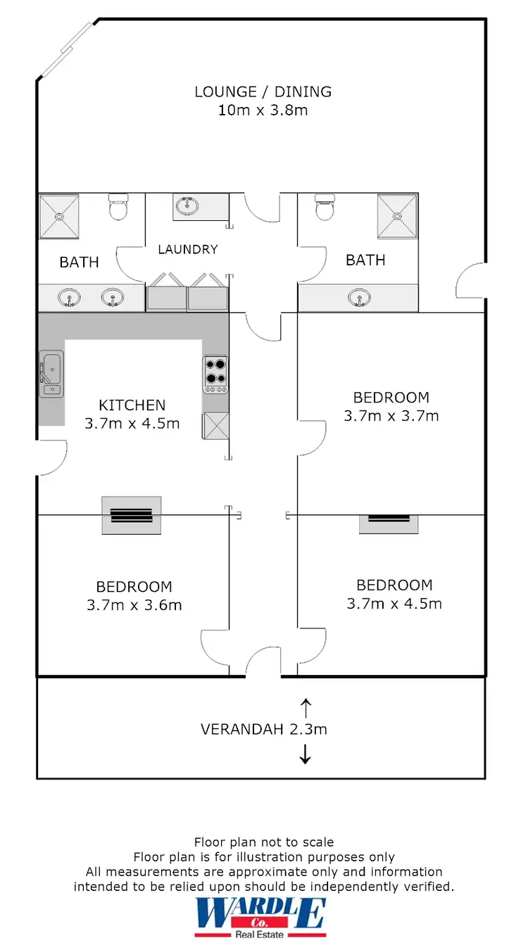 Floorplan of Homely house listing, 7 Arran St, Jamestown SA 5491