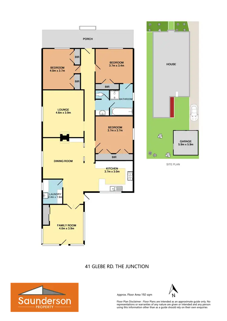 Floorplan of Homely house listing, 41 Glebe Rd, The Junction NSW 2291