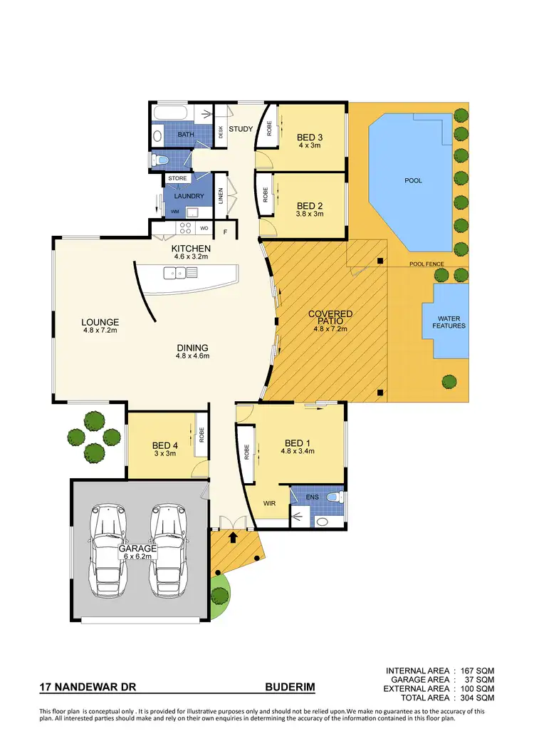 Floorplan of Homely house listing, 17 Nandewar Drive, Buderim QLD 4556