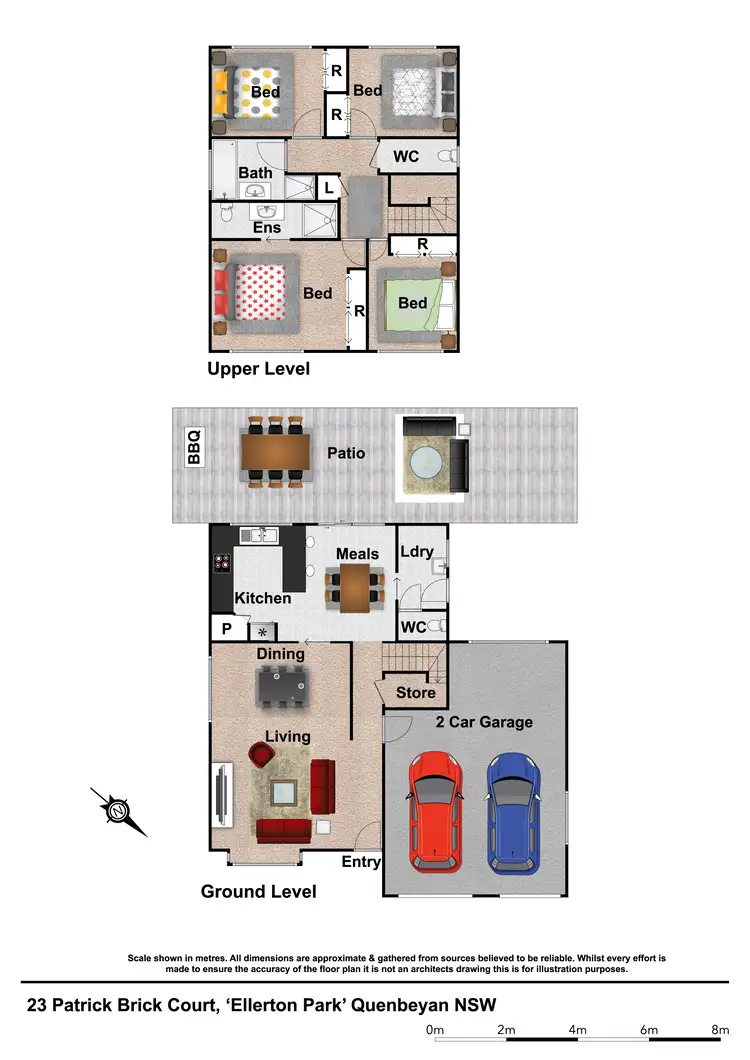 Floorplan of Homely house listing, 23 Patrick Brick Court, Queanbeyan NSW 2620