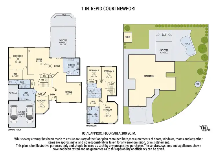 Floorplan of Homely house listing, 1 Intrepid Ct, Newport QLD 4020