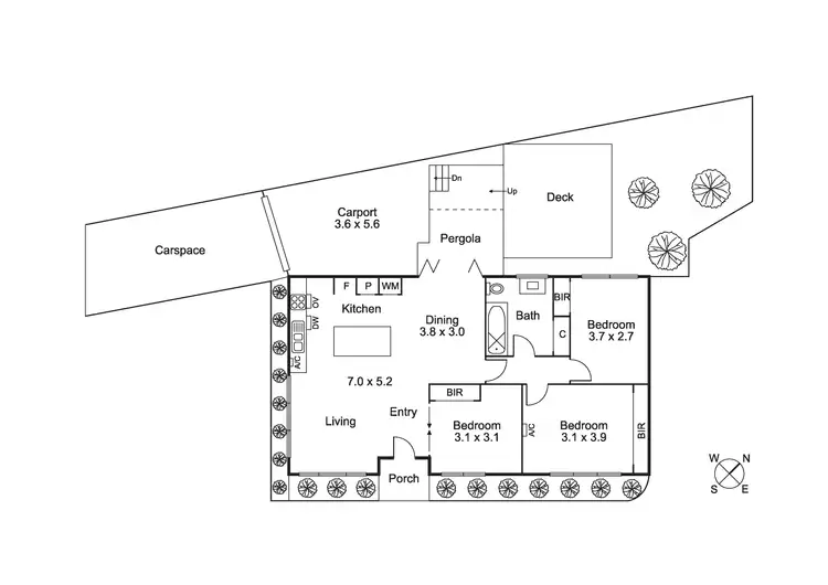 Floorplan of Homely unit listing, 10/49-55 Wilson St, Brighton VIC 3186