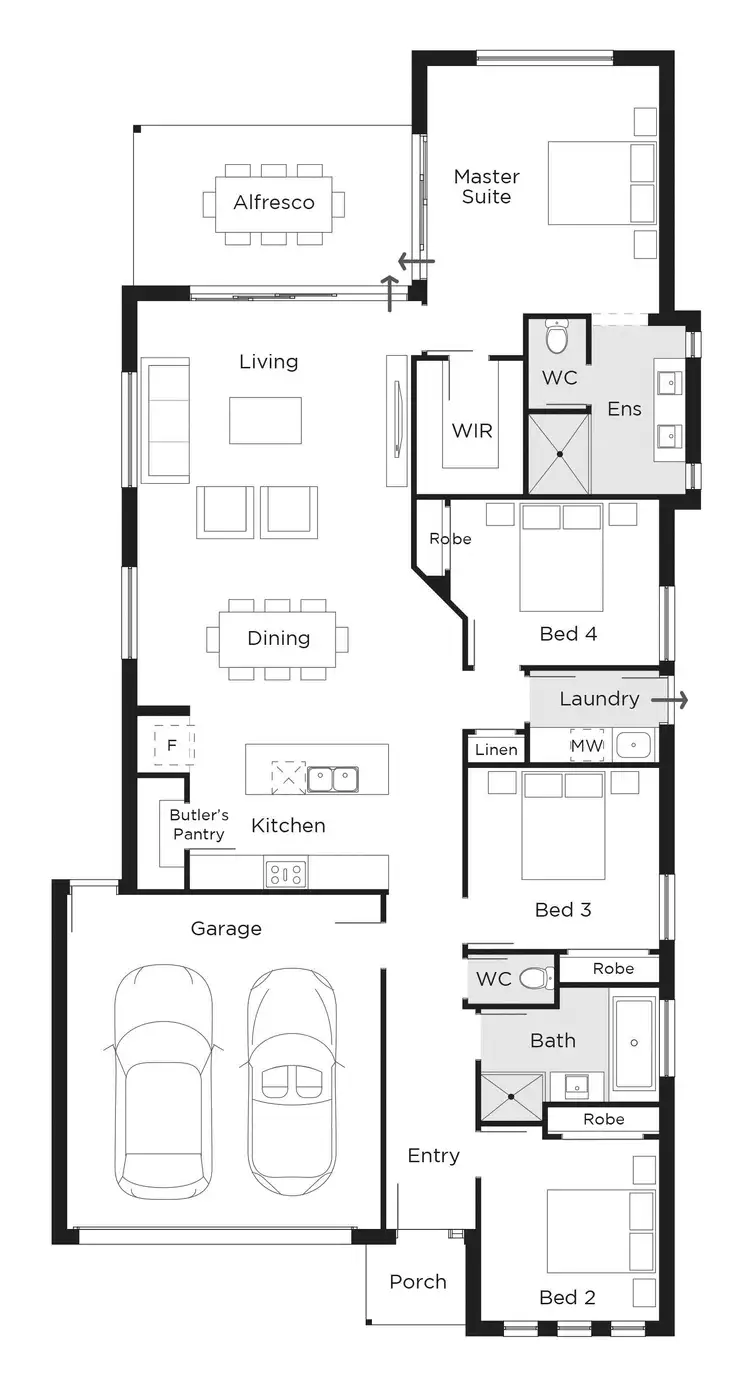 Floorplan of Homely house listing, 7 Coringley Rd, Greenbank QLD 4124