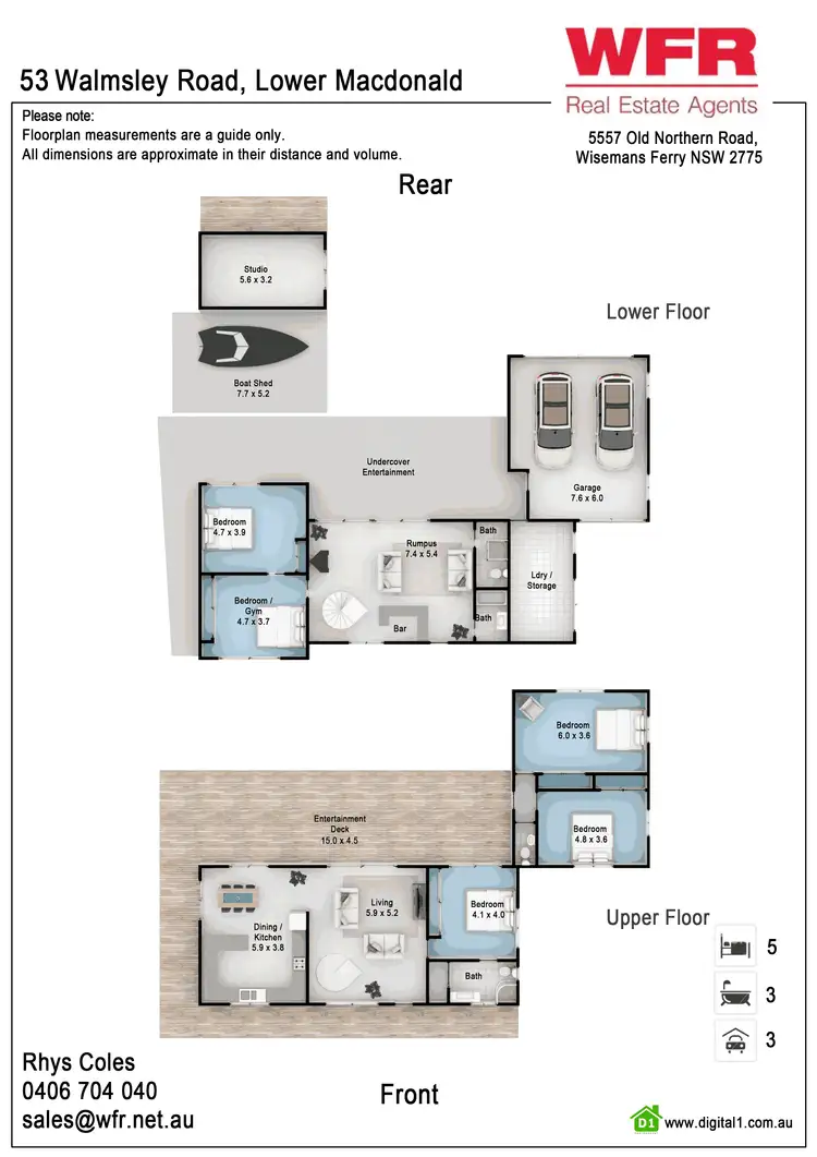 Floorplan of Homely house listing, 53 Walmsley Rd, Lower Macdonald NSW 2775