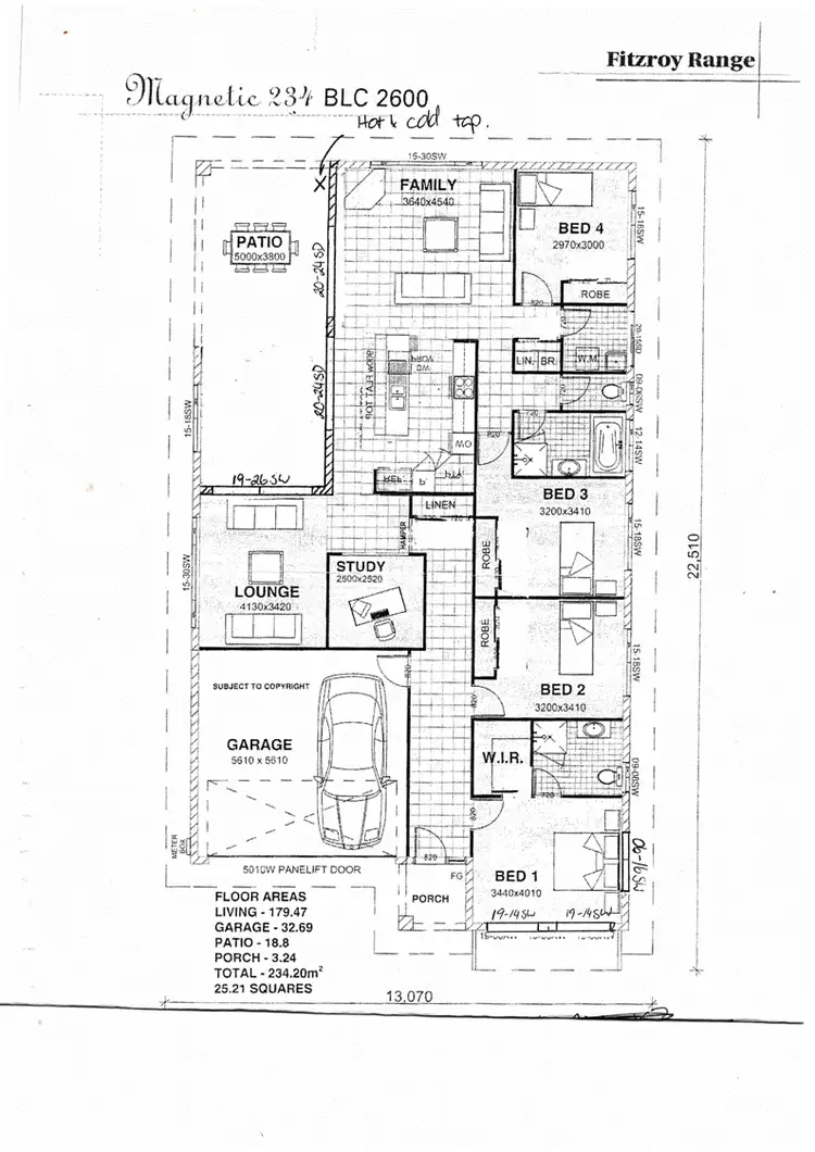 Floorplan of Homely house listing, 4 Finney Cl, Kurrimine Beach QLD 4871