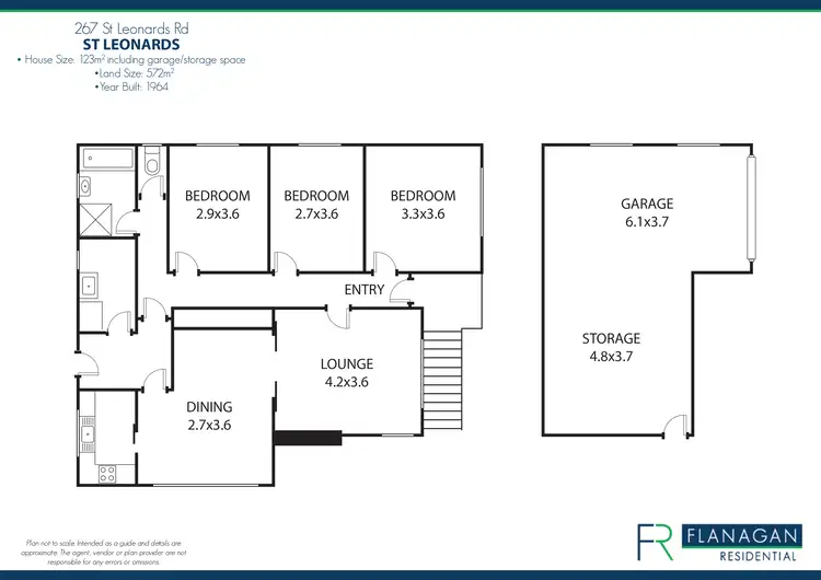 Floorplan of Homely house listing, 267 St Leonards Rd, St Leonards TAS 7250