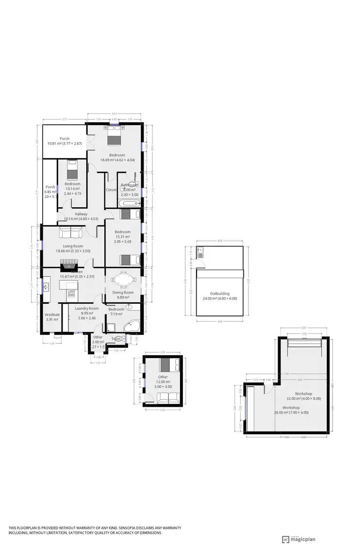 Floorplan of Homely house listing, 215 Nicholson Street, Orbost VIC 3888