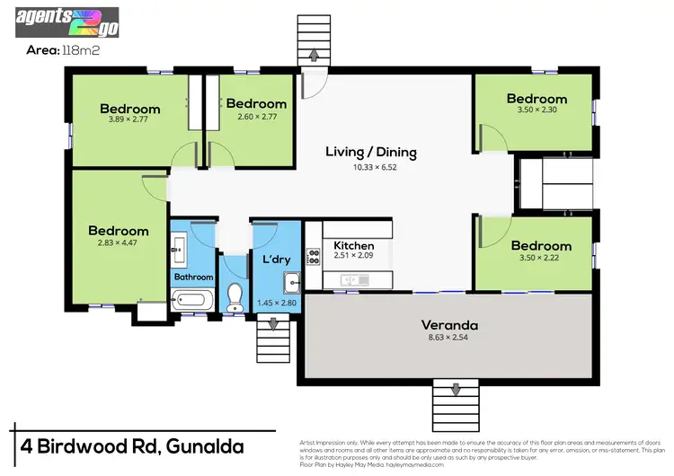 Floorplan of Homely house listing, 4 Birdwood Dr, Gunalda QLD 4570
