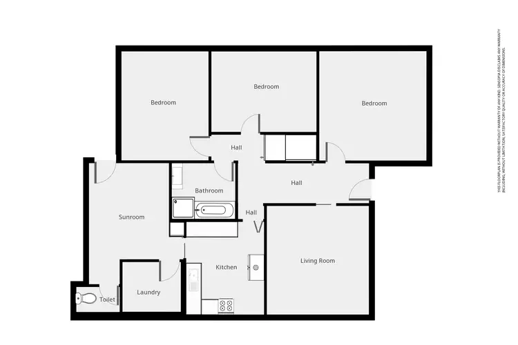 Floorplan of Homely house listing, 32 Sloane St, Stawell VIC 3380