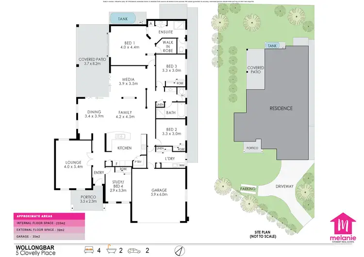 Floorplan of Homely house listing, 5 Clovelly Place, Wollongbar NSW 2477