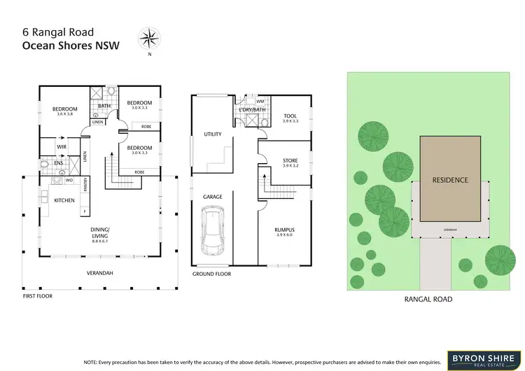 Floorplan of Homely house listing, 6 Rangal Rd, South Golden Beach NSW 2483