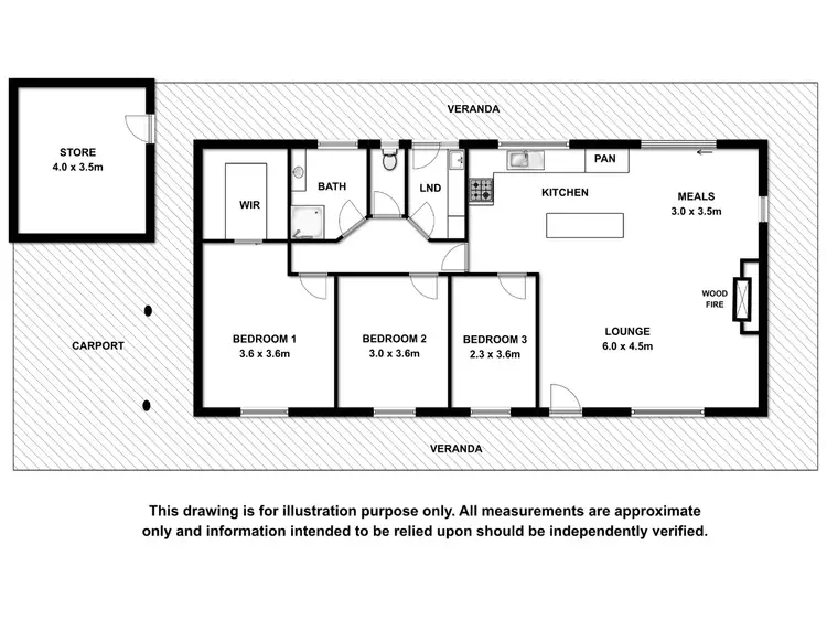 Floorplan of Homely house listing, 82 Clarke St, Penola SA 5277