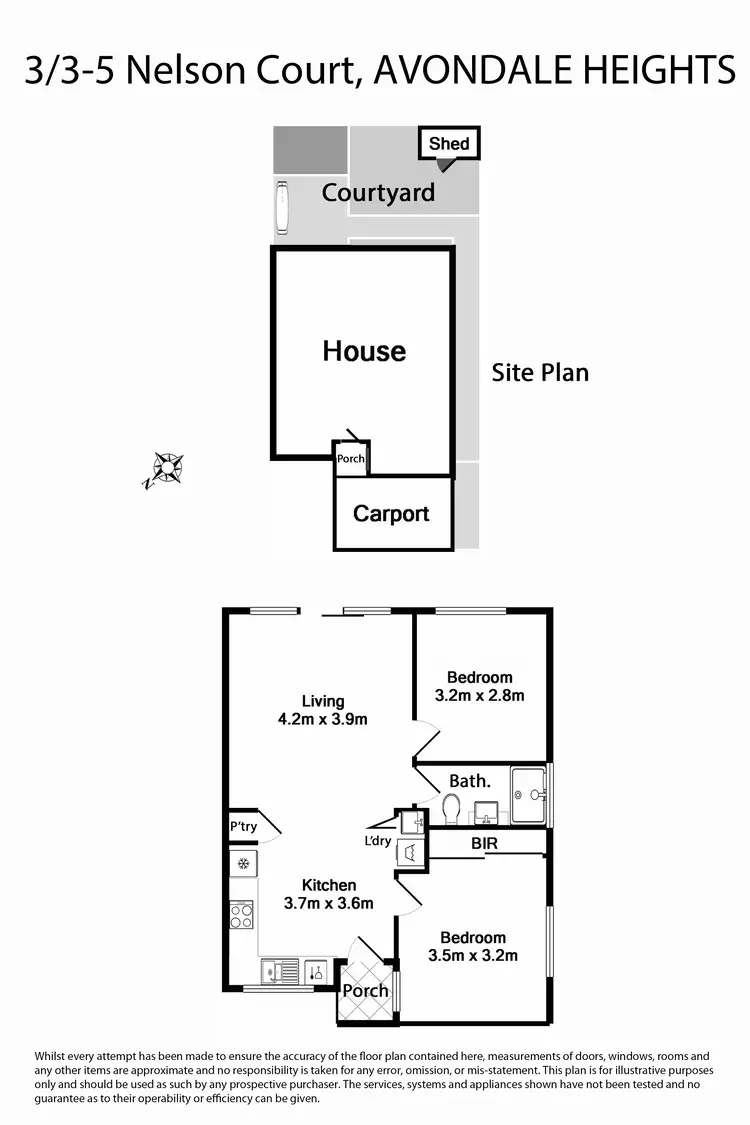 Floorplan of Homely unit listing, Unit 3/3-5 Nelson Court, Avondale Heights VIC 3034