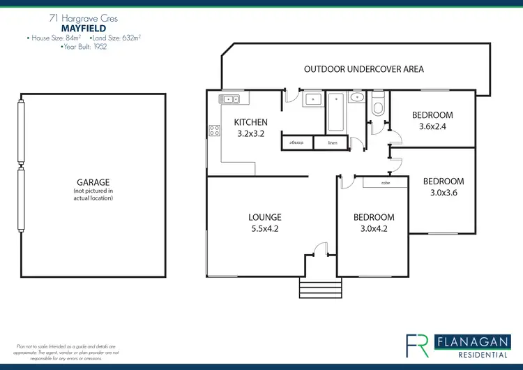 Floorplan of Homely house listing, 71 Hargrave Cres, Mayfield TAS 7248