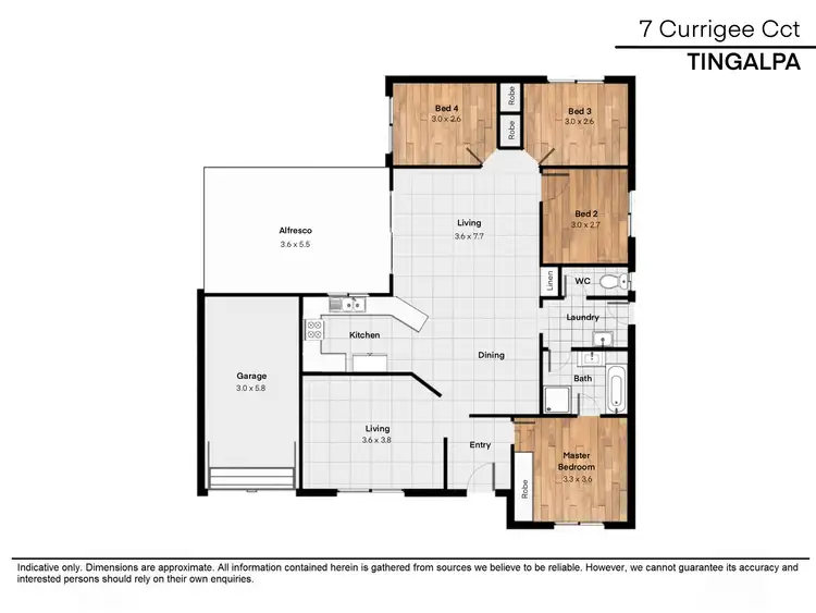 Floorplan of Homely house listing, 7 Currigee Cct, Tingalpa QLD 4173