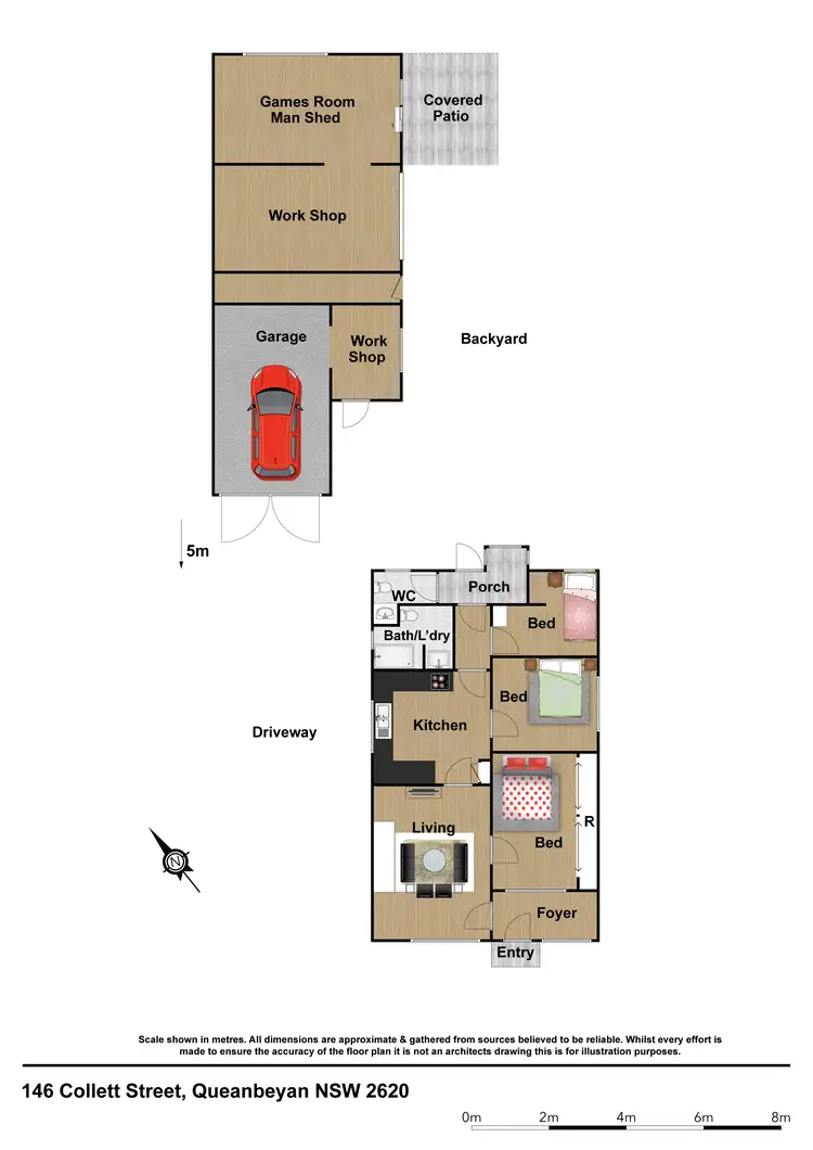 Floorplan of Homely house listing, 146 Collett St, Queanbeyan NSW 2620