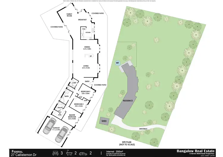 Floorplan of Homely house listing, 23 Callistemon Dr, Federal NSW 2480