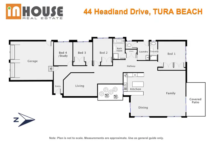 Floorplan of Homely house listing, 44 Headland Dr, Tura Beach NSW 2548