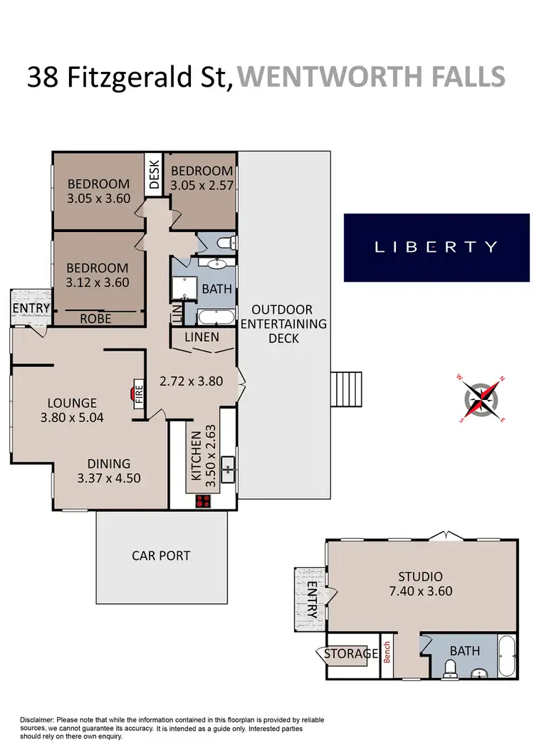 Floorplan of Homely house listing, 38 Fitzgerald St, Wentworth Falls NSW 2782