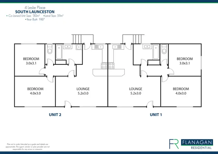 Floorplan of Homely unit listing, 4 Leslie Pl, South Launceston TAS 7249