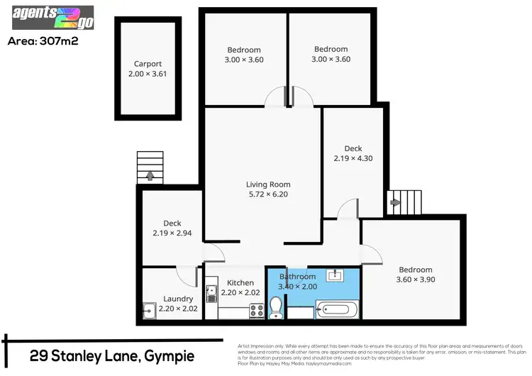 Floorplan of Homely house listing, 29 Stanley St, Gympie QLD 4570