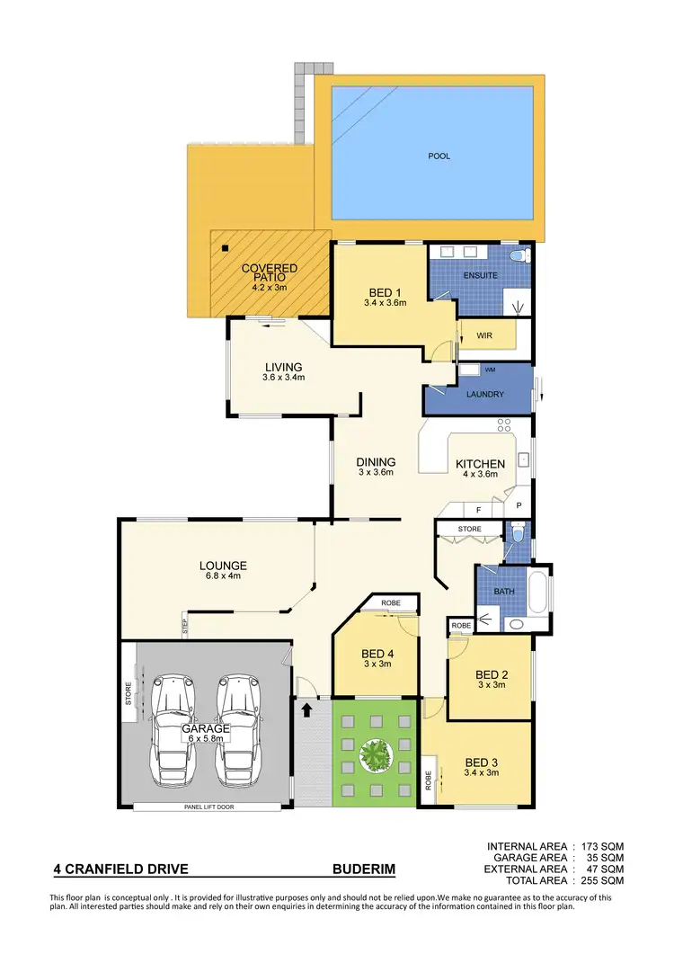 Floorplan of Homely house listing, 4 Cranfield Drive, Buderim QLD 4556