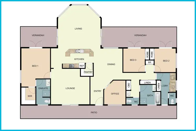 Floorplan of Homely rural property listing, 25 Julie Cl, Peeramon QLD 4885