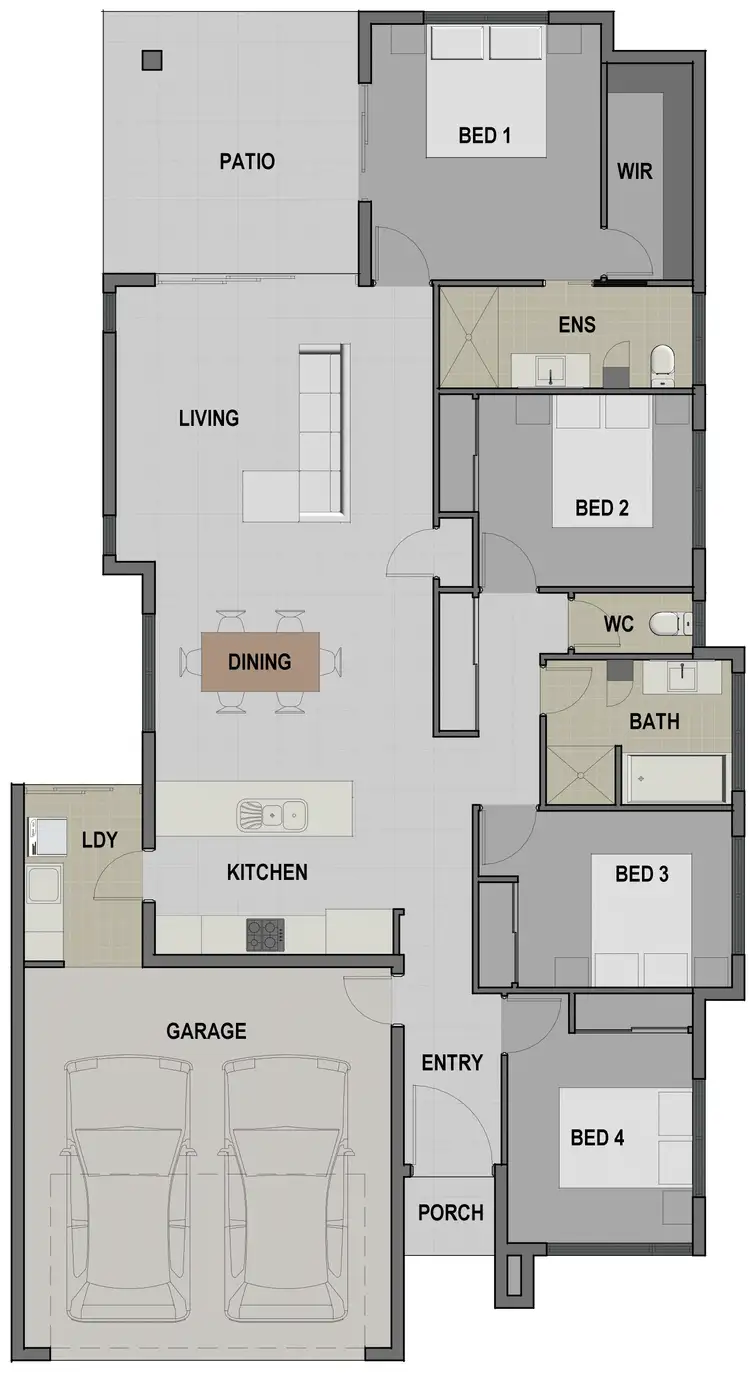 Floorplan of Homely house listing, 10 Balsam Green, Mount Sheridan QLD 4868