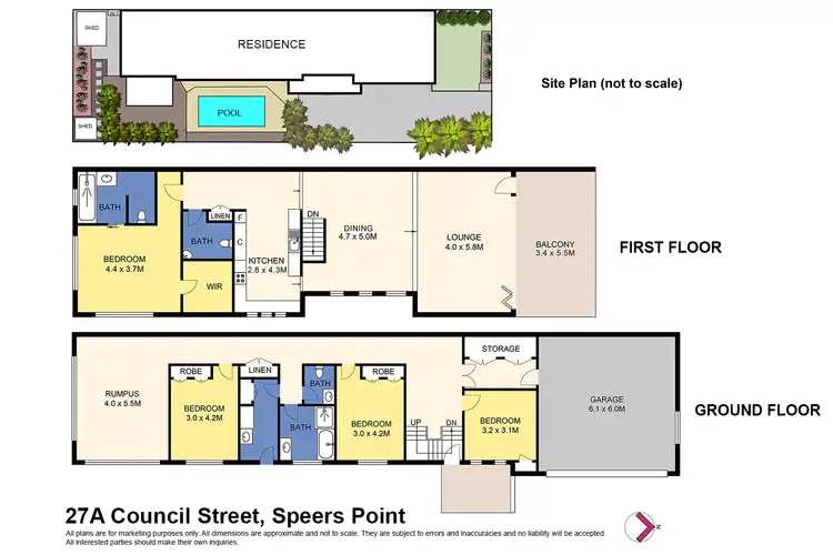 Floorplan of Homely house listing, 27A Council St, Speers Point NSW 2284