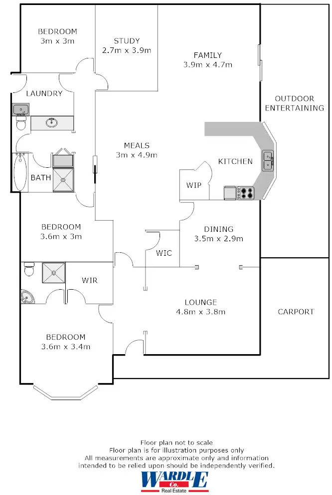 Floorplan of Homely house listing, 23 South Tce, Jamestown SA 5491