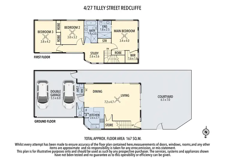 Floorplan of Homely townhouse listing, Unit 4/27 Tilley St, Redcliffe QLD 4020