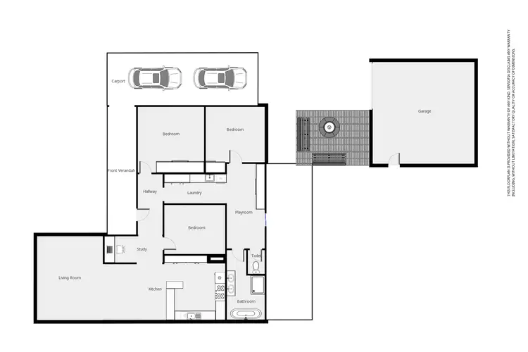 Floorplan of Homely house listing, 18 Jennings St, Stawell VIC 3380