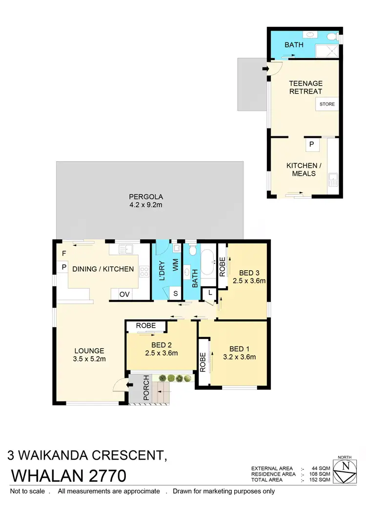 Floorplan of Homely house listing, 3 Waikanda Cres, Whalan NSW 2770