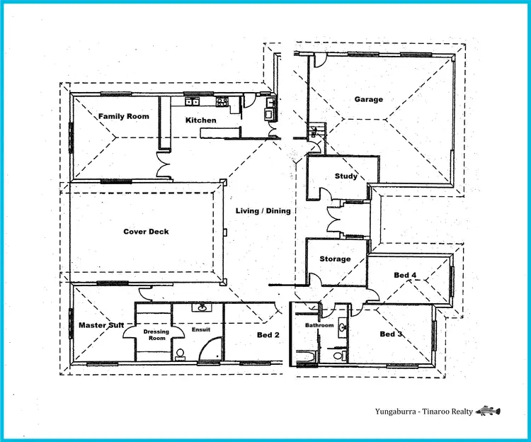 Floorplan of Homely rural property listing, 12 Julie Cl, Peeramon QLD 4885