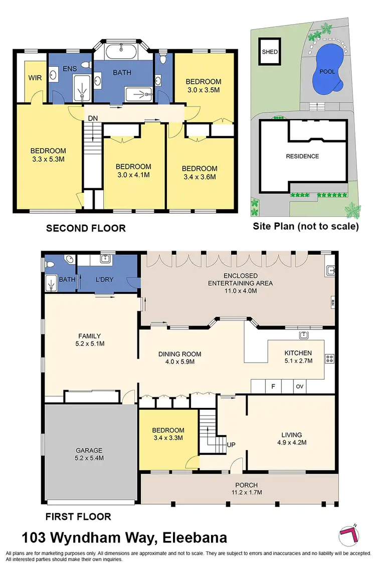 Floorplan of Homely house listing, 103 Wyndham Way, Eleebana NSW 2282