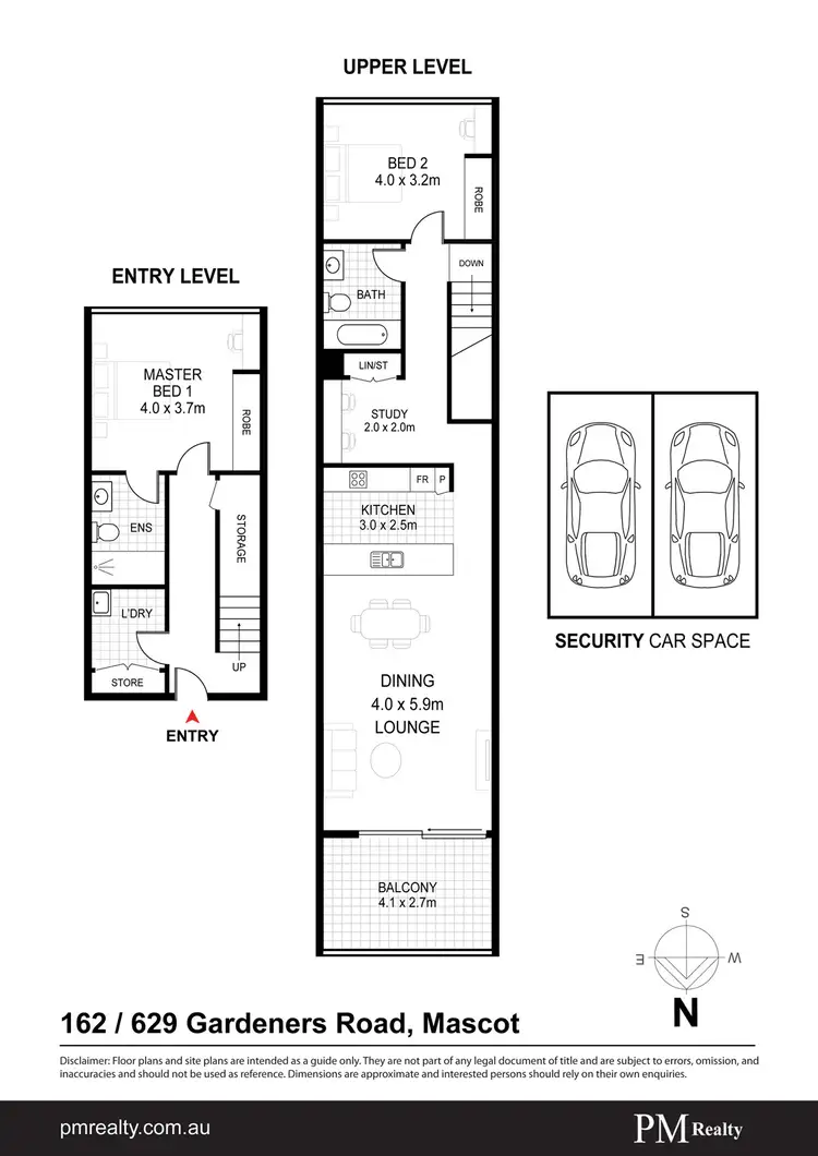 Floorplan of Homely apartment listing, 162/629 Gardeners Rd, Mascot NSW 2020