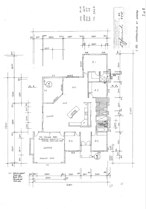 Floorplan of Homely house listing, 4 Chystanthus St, Trinity Park QLD 4879