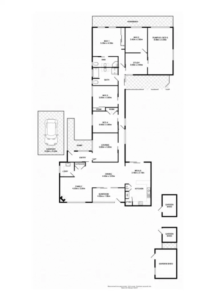 Floorplan of Homely house listing, 215 High St, Rutherglen VIC 3685