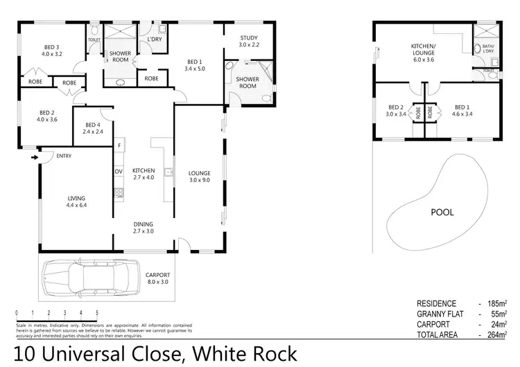 Floorplan of Homely house listing, 10 Universal Cl, White Rock QLD 4868
