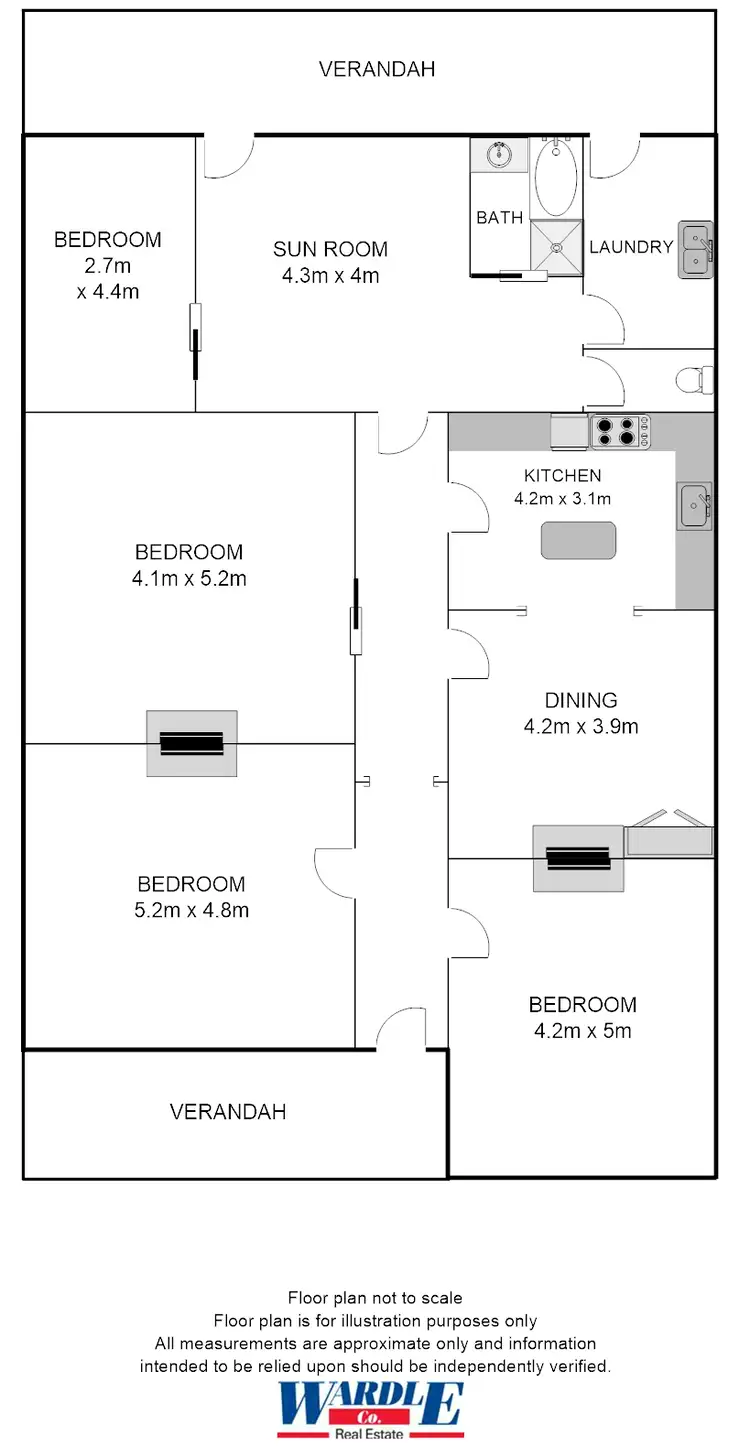 Floorplan of Homely house listing, 69 Irvine St, Jamestown SA 5491