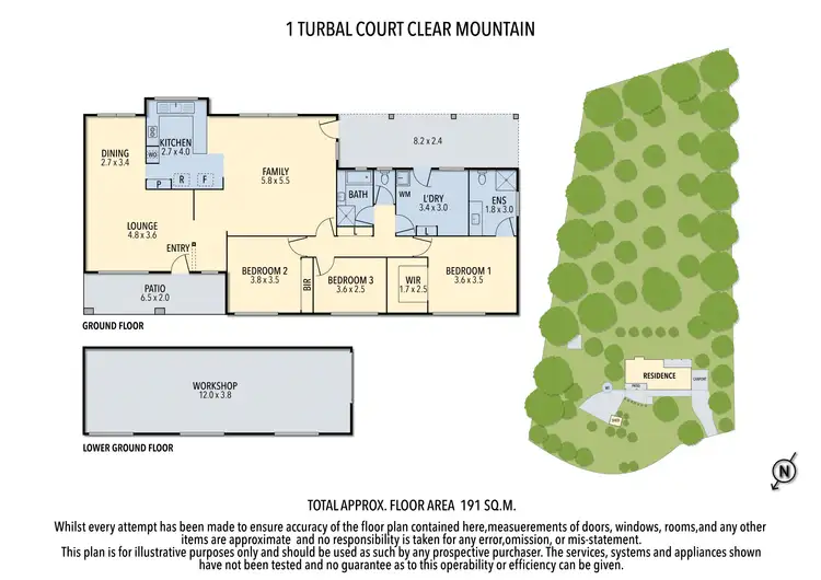 Floorplan of Homely house listing, 1 Turbal Ct, Clear Mountain QLD 4500
