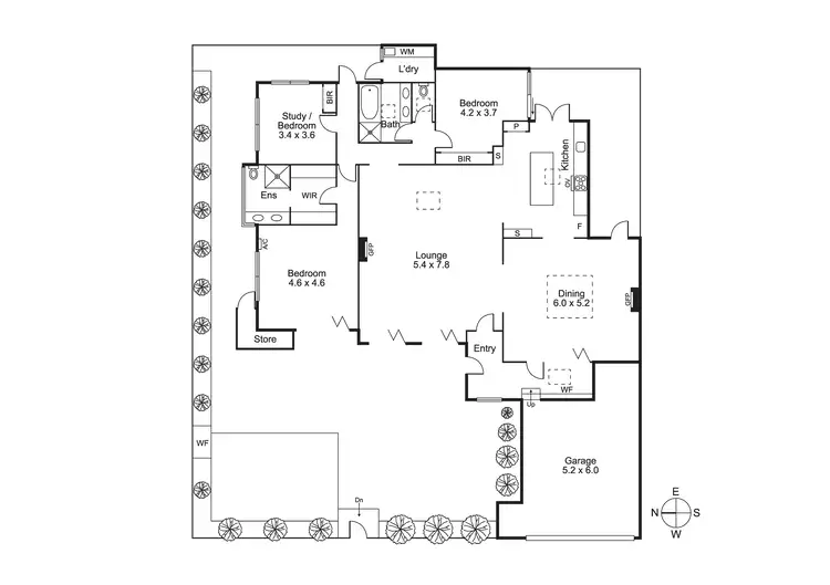Floorplan of Homely house listing, 42 Laburnum Street, Brighton VIC 3186