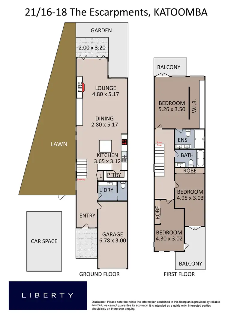 Floorplan of Homely house listing, 21/16-18 The Escarpments, Katoomba NSW 2780