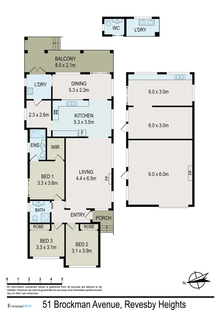 Floorplan of Homely house listing, 51 Brockman Ave, Revesby Heights NSW 2212