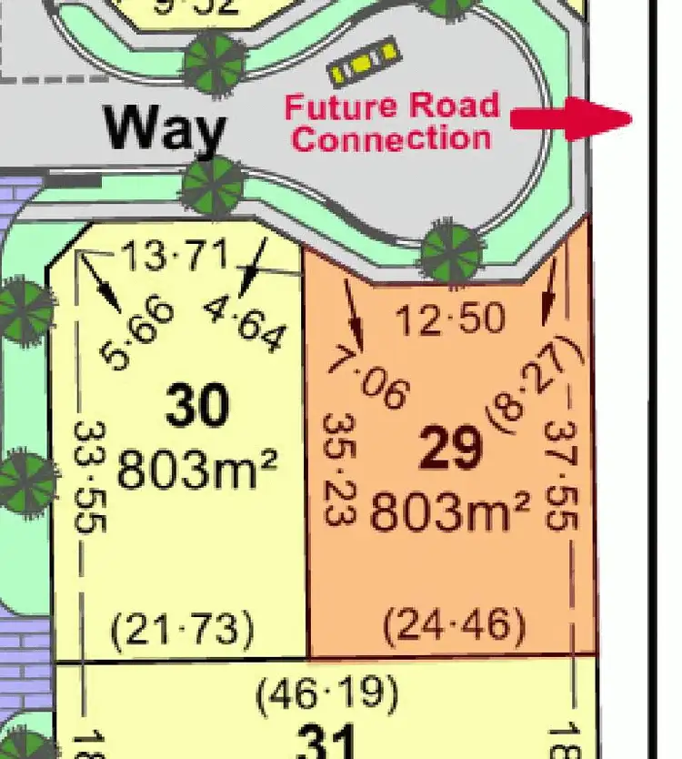 Floorplan of Homely land listing, 25 Serpentine Way, Kialla VIC 3631